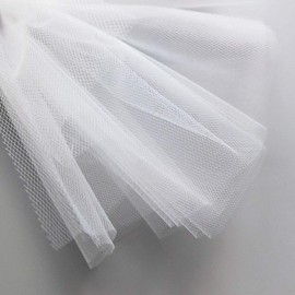 TFG 280cm Length Tulle Fabric Dress Net Mesh Material Veil Tutu 150cm Wide Wedding Birthday Parties Dressmaking Dancewear Bridal Decoration Crafts…