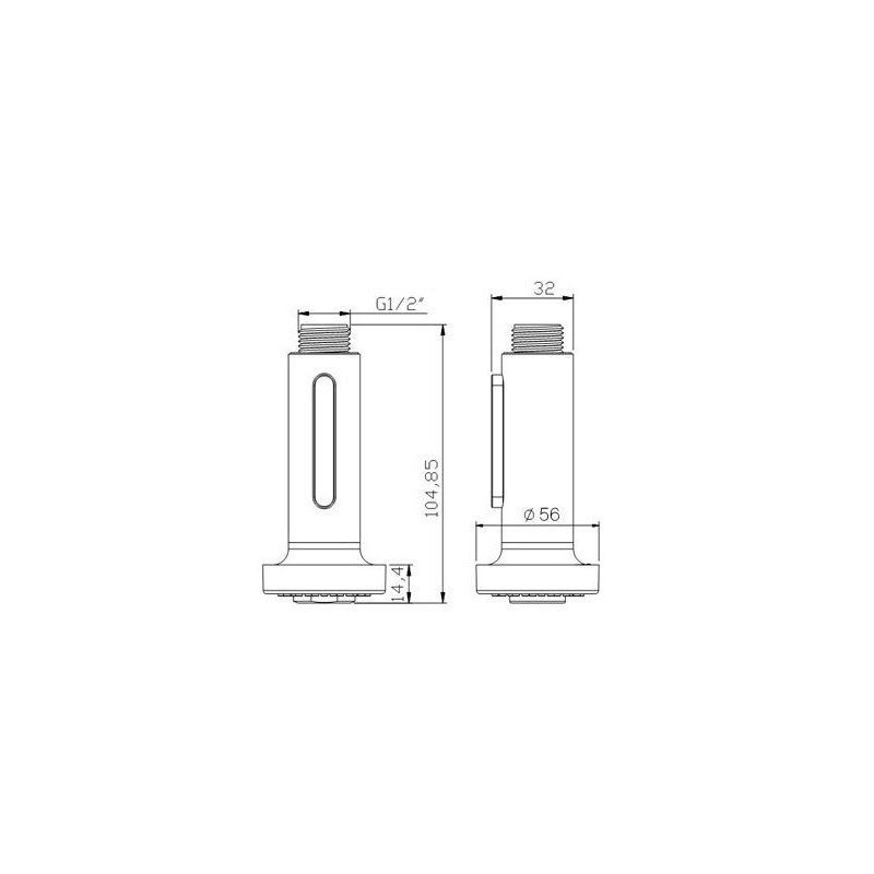 Kitchen Sink Faucet Head 2-Function Pull-out Spray Head for Bathroom