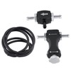 Manual Boost Controller Kit, Adjustable Double-Sided Turbo T Vent Valve,