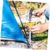 CORHAD Camping Tent Stakes Large Head 10pcs Steel Ground Nails