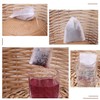 Pack of 100 Empty Tea Bags, Fine Tea Filter, Tea