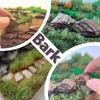 Miniature Bark Rock Model, Brown Tree Bark Texture, 5 Sizes,