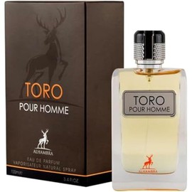 ALHAMBRA TORO PURE HOMME EAU DE PARFUM 100ml | LUXURY LONG LASTING FRAGRANCE | PREMIUM IMPORTED FRAGRANCE SCENT FOR MEN AND WOMEN | PERFUME GIFT SET | ALL OCCASION (Pack of 1)