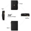 GAEKEAO Small Wallets Woman RFID Blocking Leather Bifold Card Holder