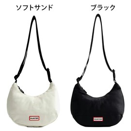 Hunter Hobo Bag, Nylon, Mini Hobo, Black