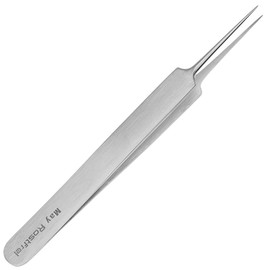 Tick Tweezers – Fine Tip – Straight – Premium – Smooth Grip Surface Inside – Stainless Steel