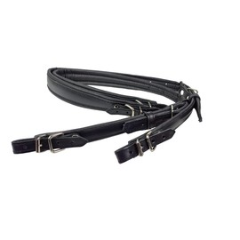 Accordion Straps Leather 60-120 Bass Black, black