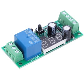 Voltage Monitoring Module, DC Voltage Detection Module, Digital Display, High Precision Relay, Electronic Components, DC 12V, Small Size