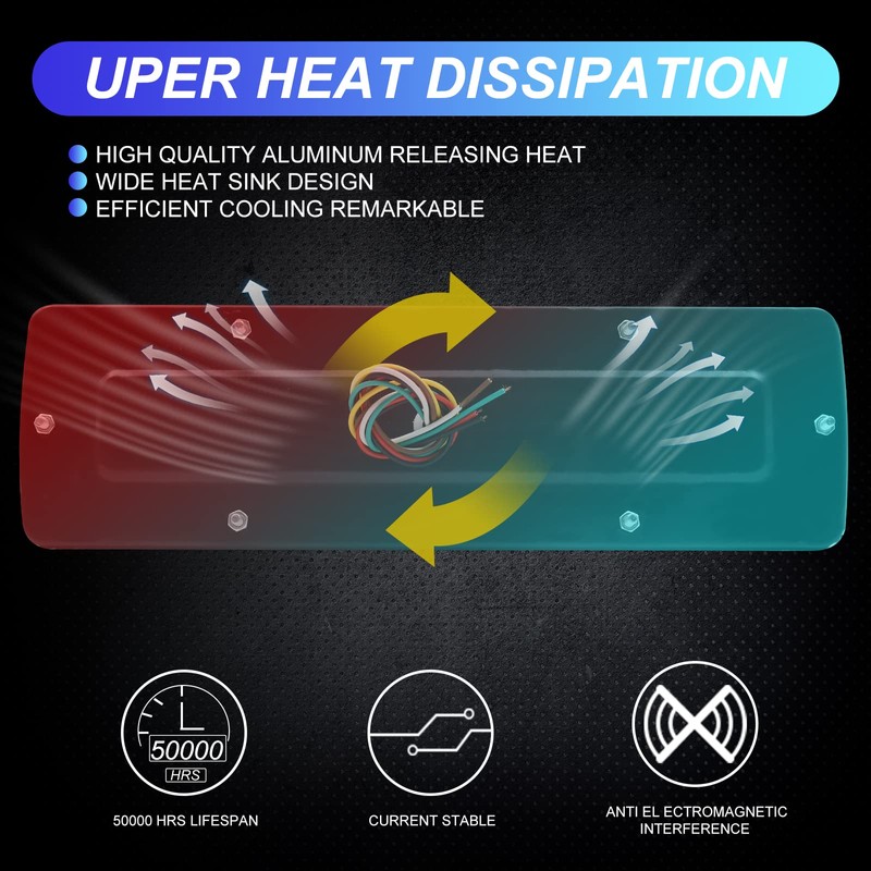 NWpangu LED Truck Tail Lights Trailer Rear Light Brake Lights