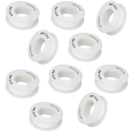 Schläfer 185101 | PTFE Hydraulic Teflon, Fermit, High Density DVGW Teflon Sealing Tape for Repairing Pipes, Taps, Valves, 12 mm x 12 mt. White. Pack of 10 Rolls