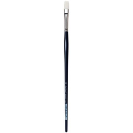da Vinci Oil & Acrylic Series 7105 Impasto Paint Brush, Flat Extra Stiff White Synthetic, Size 12 (7105-12)
