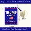 Trump Vance 2024 Garden Flag 12.5x18 Inch Vote Trump Vance