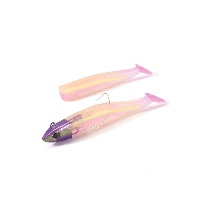 Black minnow lure (25g, Purple)