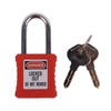 Induschoice Lockout Tagout Safety Padlock Red (1)