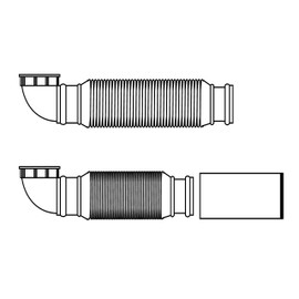 Wirquin 31560002 Ultra-Flat Sink Trap Without Water Seal (size-1" 1/4 )