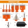 Diamond Core Drill Kit BGTEC Diamond Hole Saw Tile Cutter,