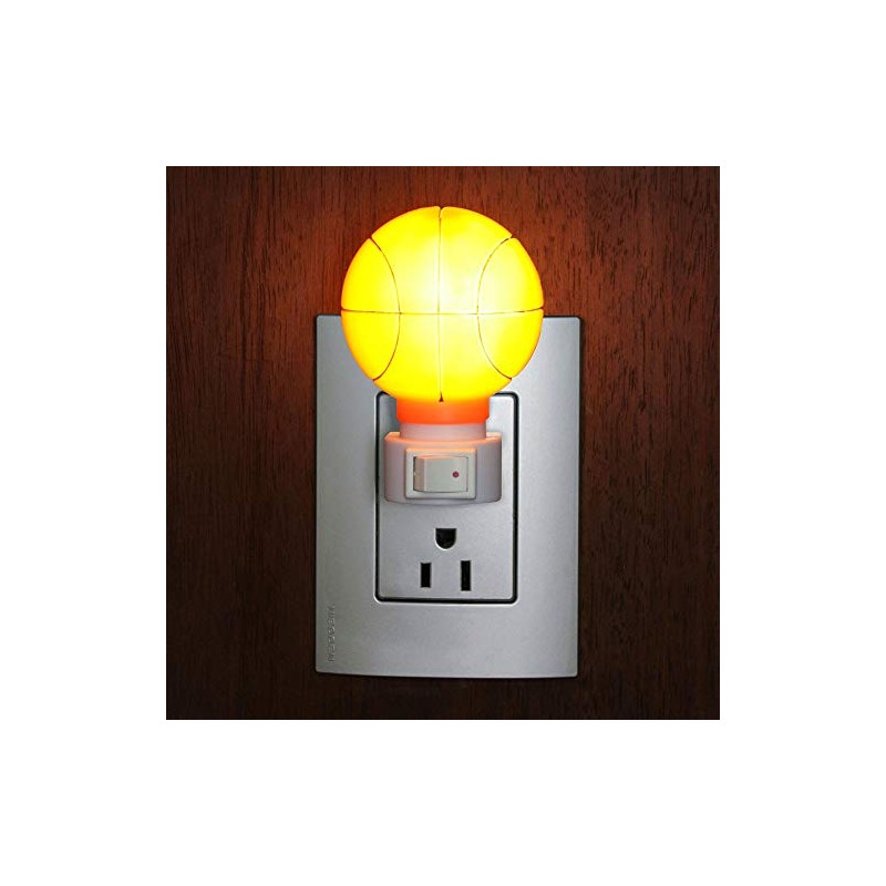 Lloyd's LP-87 Luz de Noche, Figura de Basketball, color Naranja,