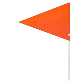 Safety Flag with Rod Reflective Bunting Pole Adjustable Children's Bicycle Flag Bicycle Pennant for Children's Bicycle