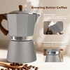 ShanSon Moka Pot Stovetop Espresso Maker 3 Cup 5 oz