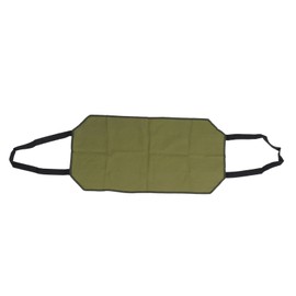 Large Canvas Firewood Carrier Log Bag Indoor Fireplace Log Carrier Holders Portable Wearproof Firewood Bag Green