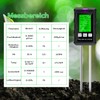 Wigearss 6-in-1 Soil Meter pH Moisture Temperature Light Soil Tester