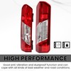 HECASA Pair Tail Light Compatible with 2015-2024 Ford Transit 150