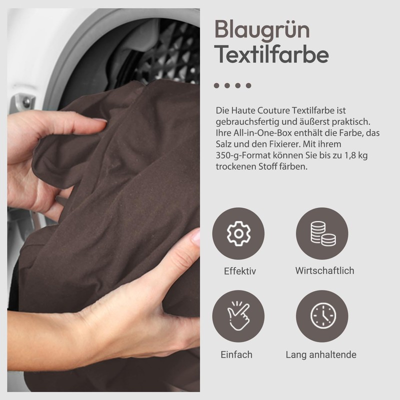 Taupe Fabric Dye - 350g All-in-One - Ready to Use