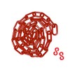 HATOOLHA® Plastic Link Chain, Plastic Safety Chain Barrier Road Warning