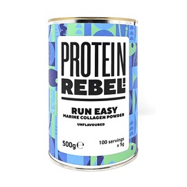 Protein Rebel - Run Easy Marine Collagen Powder for Running, Joint Support - Unflavoured Powder Collagen for Joints, Skin, Hair and Nails, Ideal for Athletes and Active Lifestyles - (500g)