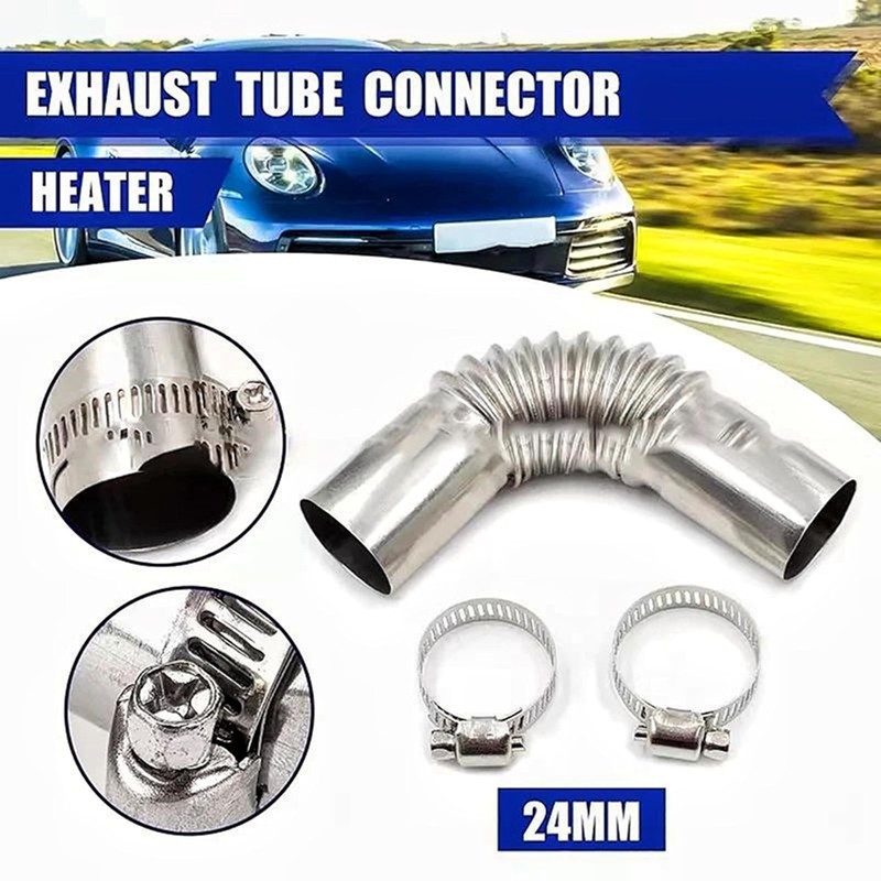 24mm Car Heater Exhaust Pipe Tube Elbow Connector For Webasto