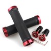 LYCAON Grips for Mountain Bikes Bicycle Handlebar Grips Double Lock