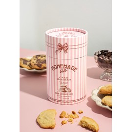 Homemade ish Dry Cookie Mix - Gourmet Dry Cookie Mix Base with Edible Glitter - Kosher - No Artificial Ingredients - Fun DIY Gift for Beginners, Families & Hosts - Makes 12 Custom Cookies