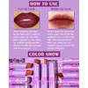 Sequin Matte Lip Balm Tinted 2 in 1 Shiny Lip