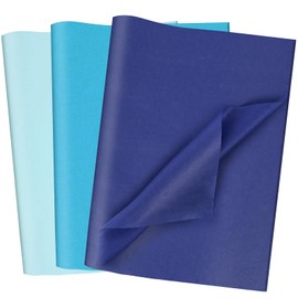 ZCOINS 60 Sheets 20”x14” Blue Colors Assorted Tissue Paper Gift Wrapping Packing Tissue Paper Bulk for Fathers Day DIY Crafts Arts Gifts Packaging Baby Shower Birthday Wedding Christmas Party Decor