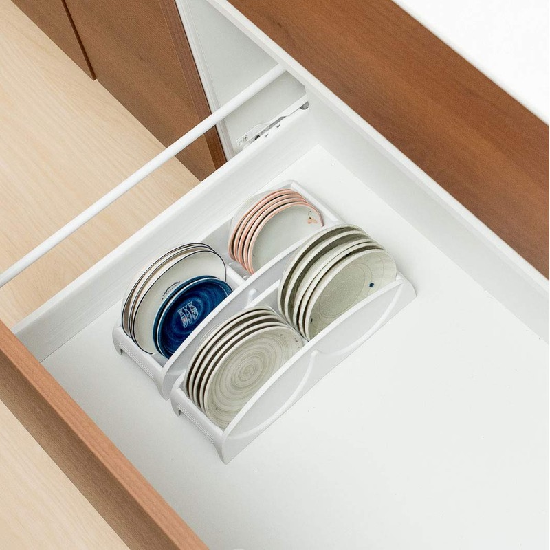 Belca SD-KS Polypropylene Cupboard Storage, Small Plate Stand, For Small