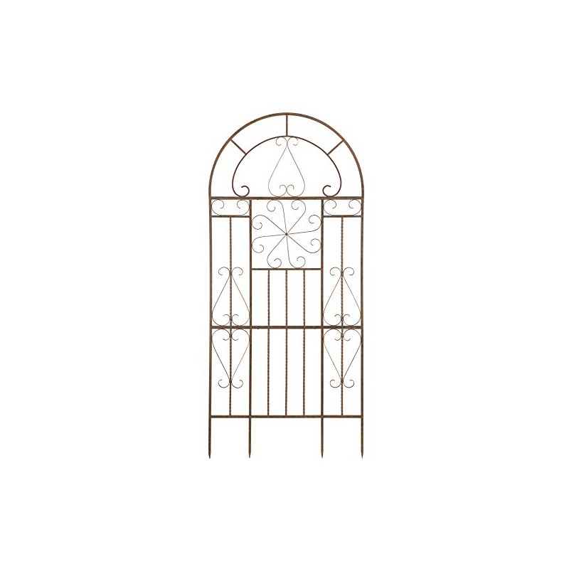 Deer Park Ironworks Kaleidoscope Trellis, Large, Natural Patina