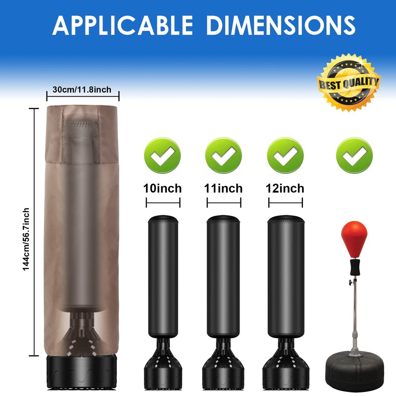 MunteLock Outdoor Punch Bag Cover, Waterproof Stand Boxing Bag Covers