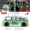 BDTCTK 1/32 Volkswagen Bus Transporter Model Car with Surfboards Convertible