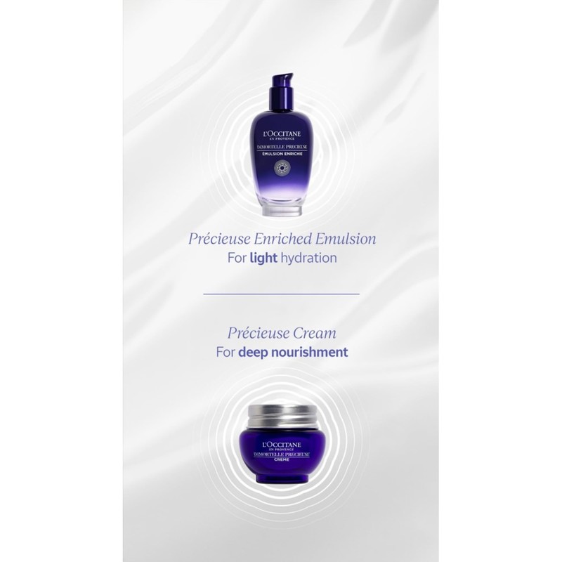 L'OCCITANE - Emulsion Precious Straw Flower - 75 ml -