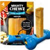 MIGHTY CHEWZ Yak Chew Holder Pack, Medium (4 Pieces) -
