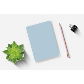 Debra Dale Designs - 5" x 7" Blue Note Pads - Made Right in the USA - 50 Sheets Per Memo Pad - 13 Pads of Paper - 20# Bond Scratch Paper Pads