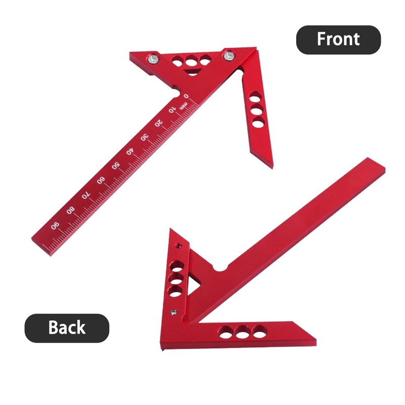 Centre Finder, Line Ruler Made of Aluminium Alloy, Centring Ruler,