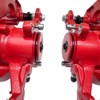 Geinqiay S5500 Rear Brake Caliper with Bracket Red Left &
