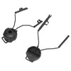 2PCS Headset Helmet Adapter Nylon Helmet Arc Rail Suspension Headset