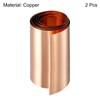QUARKZMAN Copper Sheet Roll Metal Foil Plate 1000 mm x