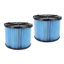 Surrgound Small Wet&Dry Vacuum Filter (3-Layer Pleated Paper) Fit for Ridgid VF3500, 3-4.5 Gallon Portable Vacuums, 2pk （the following models: WD3050, WD4070, WD4080, WD4522, 4000RV, 4500RV）