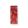 Caspari Wild Christmas Red Wine & Bottle Gift Bag -