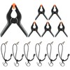 Vevelux 6 Pcs Heavy Duty 4.5 Inch Spring Clamps +