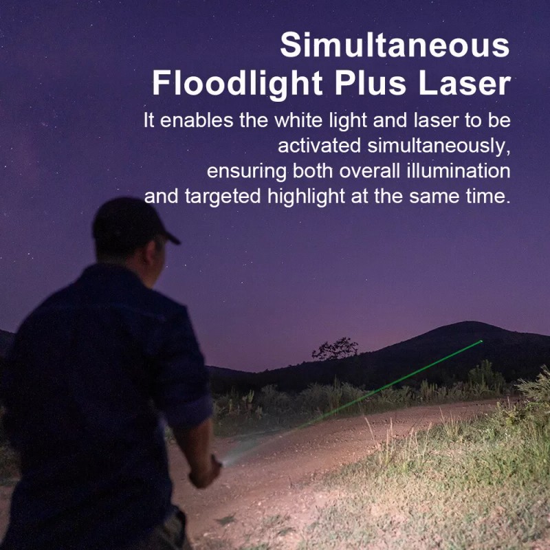 Olight Arkfeld Pro Flat Flashlight with LED Light, UV &