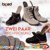 biped 2 pairs of children's felt insoles made of pure